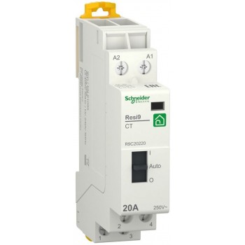 Контактор модульный RESI9 1P+N 20A 2NO Schneider Electric